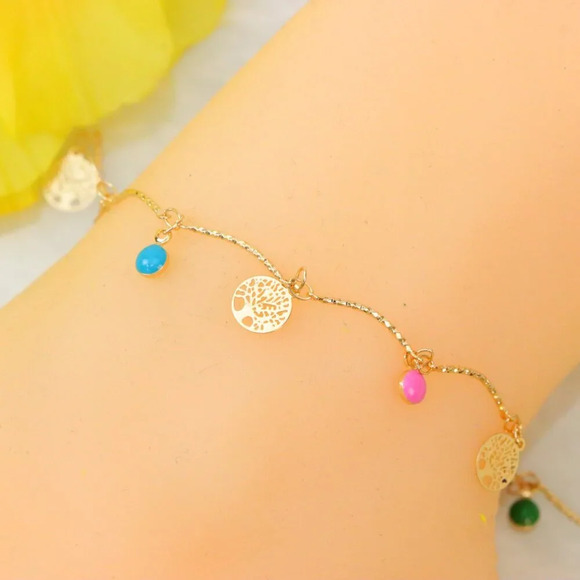 Minimalist Anklet, Sleek & Modern Design, Women’s Fashion, YC110151-A - Picture 1 of 10